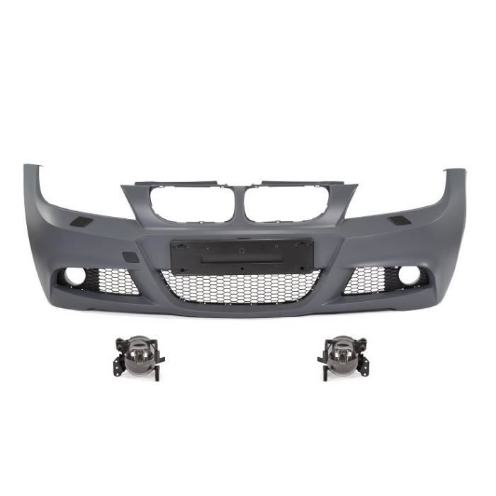 Grilles De Suppression Antibrouillards Avant Pour BMW Série 3 E92 Pack M Phase 1 - Noir - Neuf