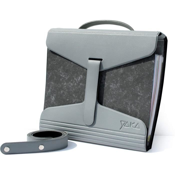 Organisateur Cahier Portfolio DIN A4, Document Conférencier Utilisable Comme 33 Conférencier Zippé