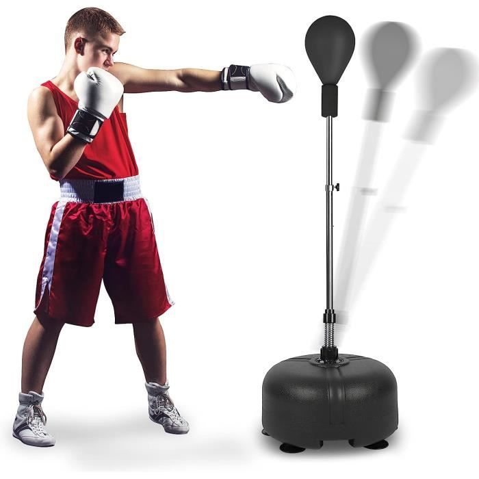 Dripex sac de frappe 175cm sac de boxe adulte sur pied punching ball  autoportant noir - Cdiscount Sport