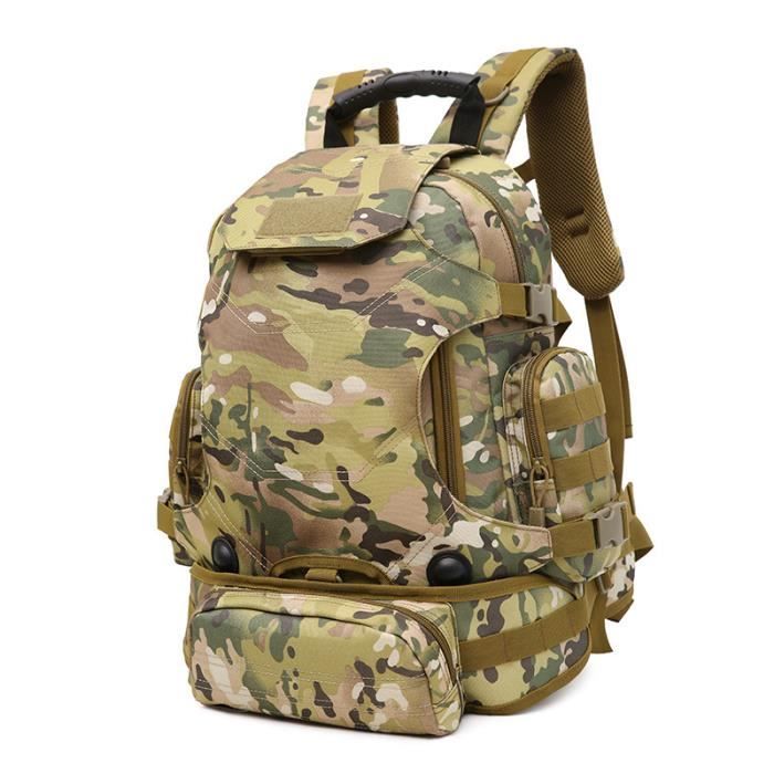 Sac à Dos Tactique - Sac à Dos Randonnée - 40L - Imperméable - Camouflage - Nylon 900D