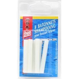 8 Batonnets shampooing pour brosse a laver - Theo