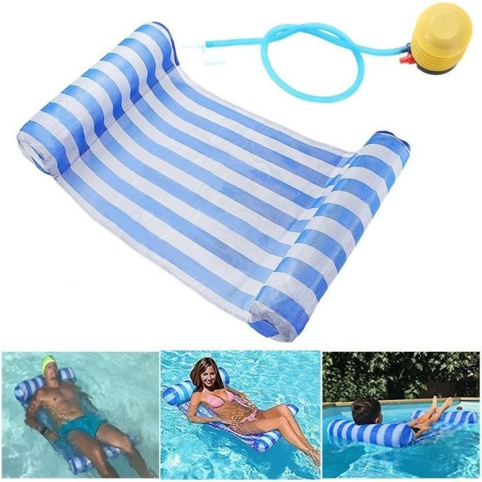 VGEBY Rangée flottante gonflable Chaise longue gonflable de loisirs de