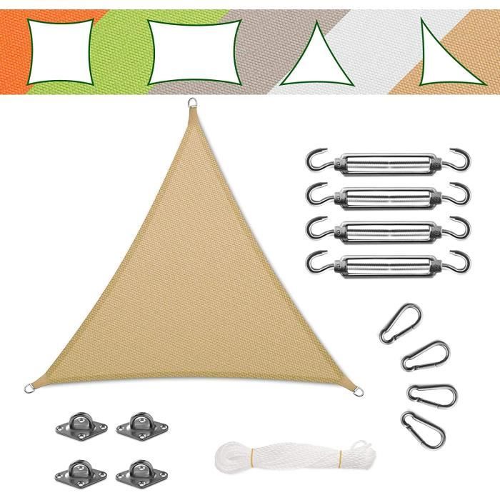 Voile Ombrage Triangulaire - 3m - Jardiline