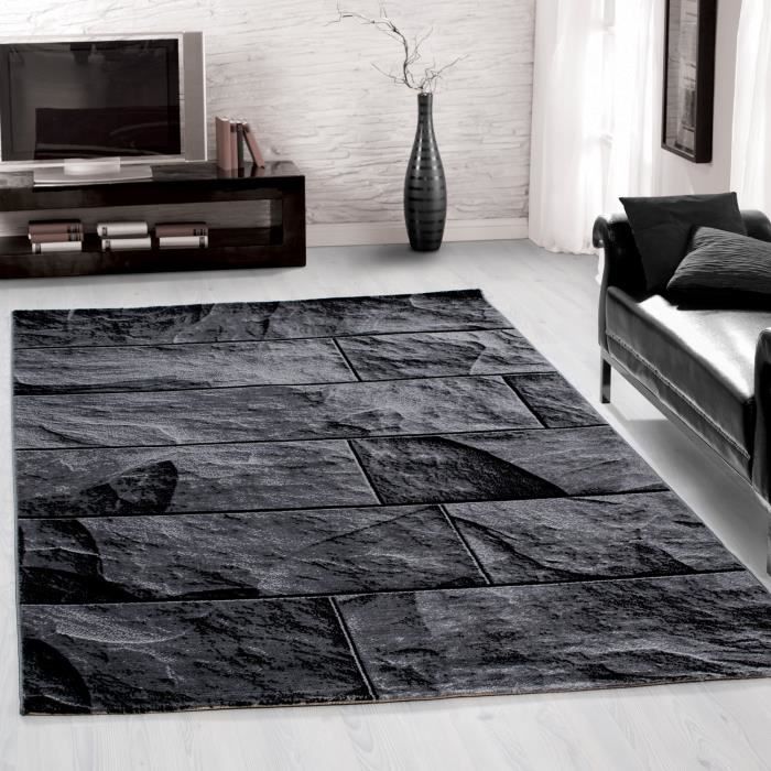 Tapis Kilim Moderne Serafina RugVista - 100x450 Cm, Poil Court, Lavable, Fait Main, Couleur Gris Foncé - 7