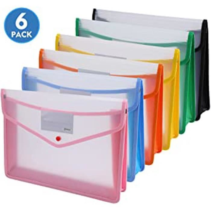 porte document transparent a4