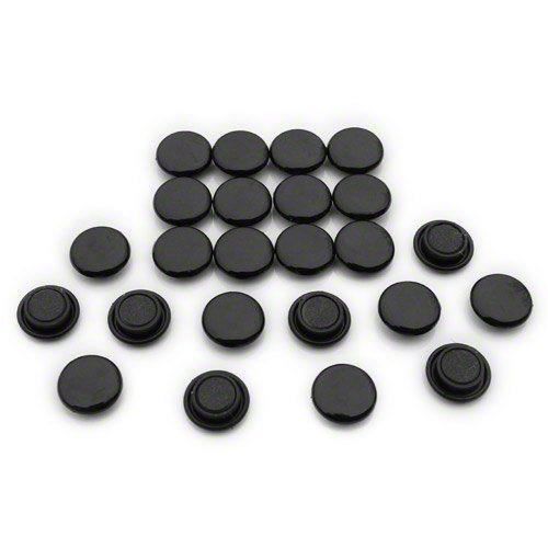 Magnet Expert Lot de 24 petits aimants pour tableaux et réfrigérateurs Noir  20 x 7,5 mm - Cdiscount Maison