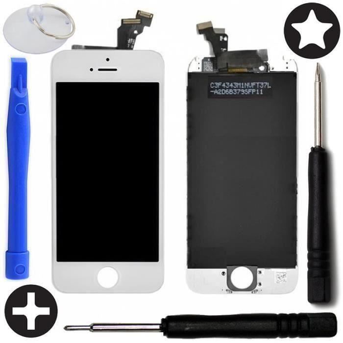 Écran LCD Complet IPhone 6 Blanc - Vitre Tactile + écran Retina Assemblé - Compatible Apple Neuf