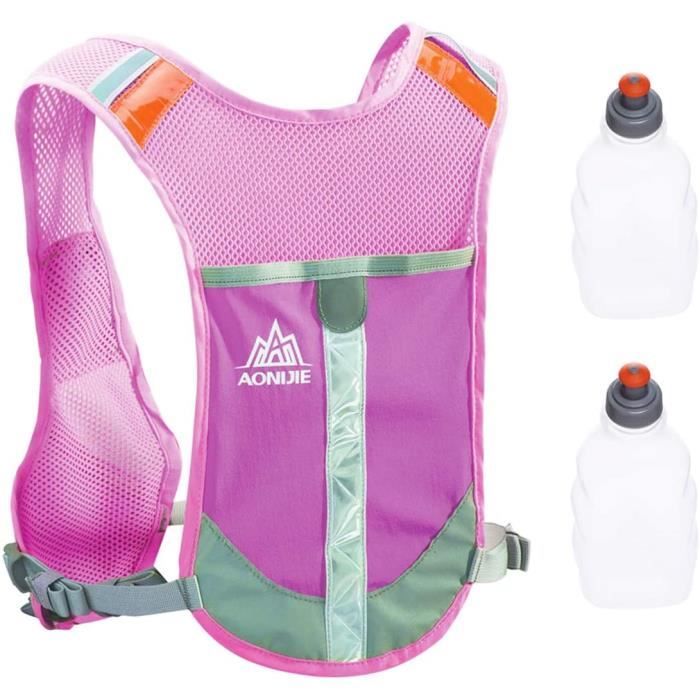 Gilet de Course Réfléchissant Sac d'Hydratation Gilet Trail Veste