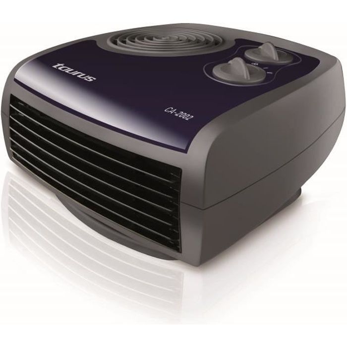 Radiateur soufflant Taurus CA2002 de 2000W, 3 positions froid/chaud, thermostat réglable, jusqu'à 24m2, range cordon