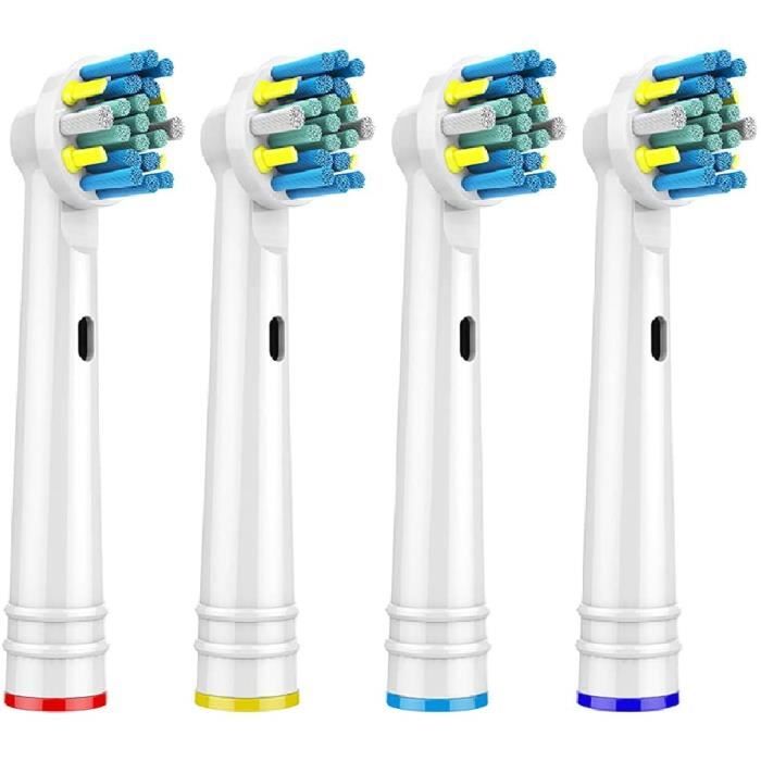 Pack De 8 Brossettes De Rechange Compatibles Avec Oral-B (brosses à Dents électriques) - Neuf Sous Blister
