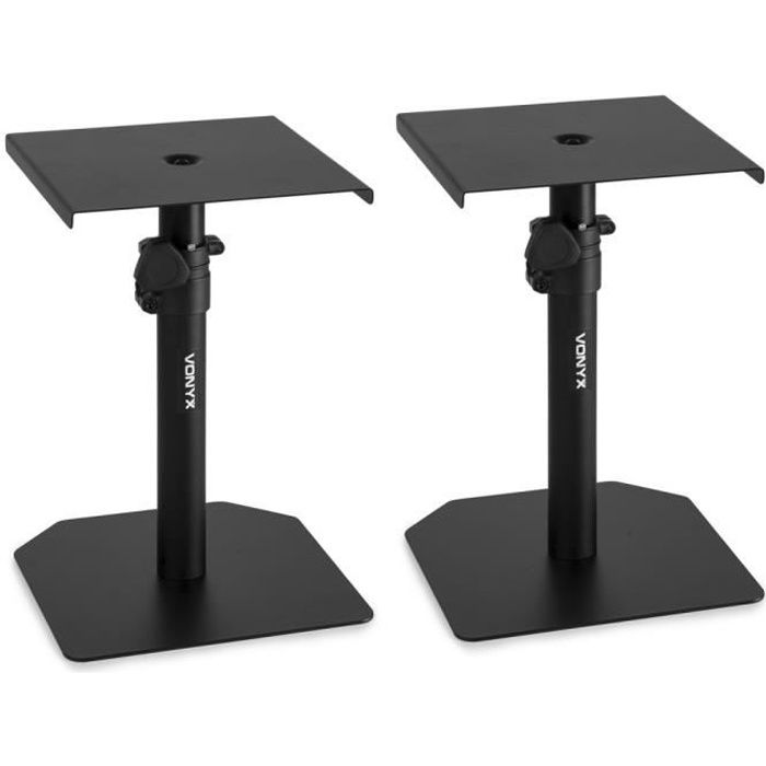 Vonyx SMS10 Set de pied de table pour moniteur studio