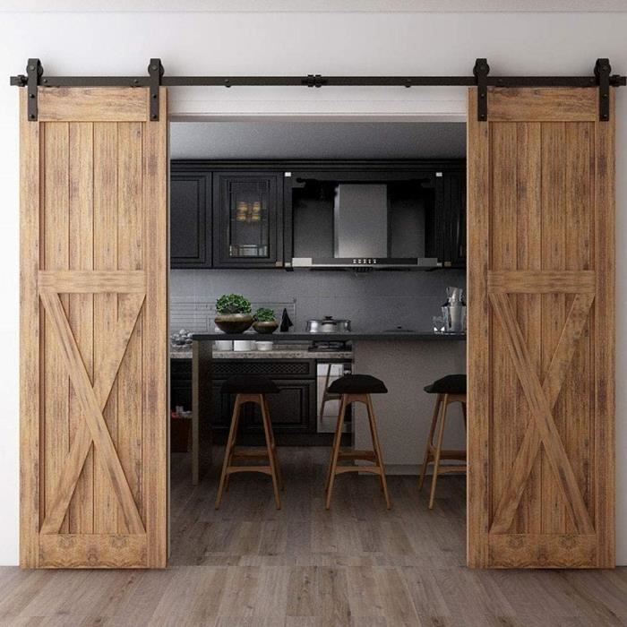 2 Roues Porte Coulissante DOJA - 80x20mm - Acier - Pour Porte, Fenêtre, Armoire