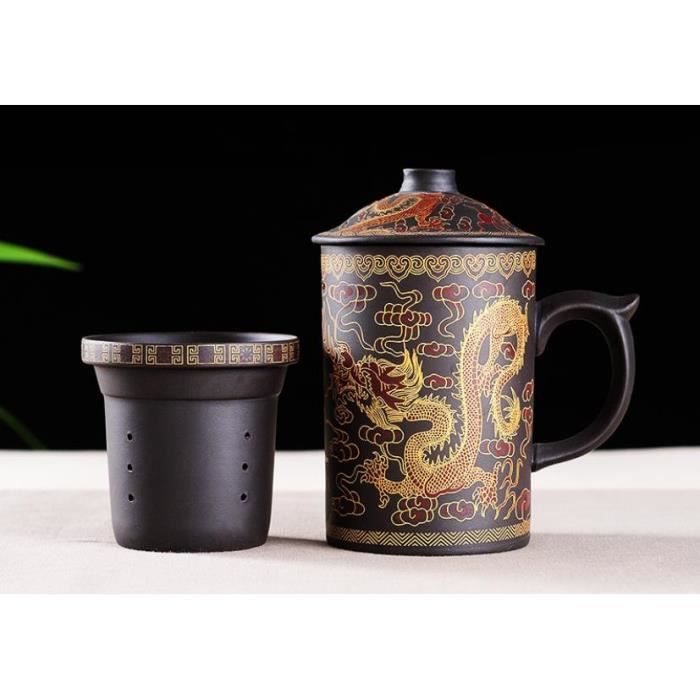 Tasses à Thé Gongfu Yixing En Argile Zini - Lot De 2 Tasses Traditionnelles Chinoises 50ml