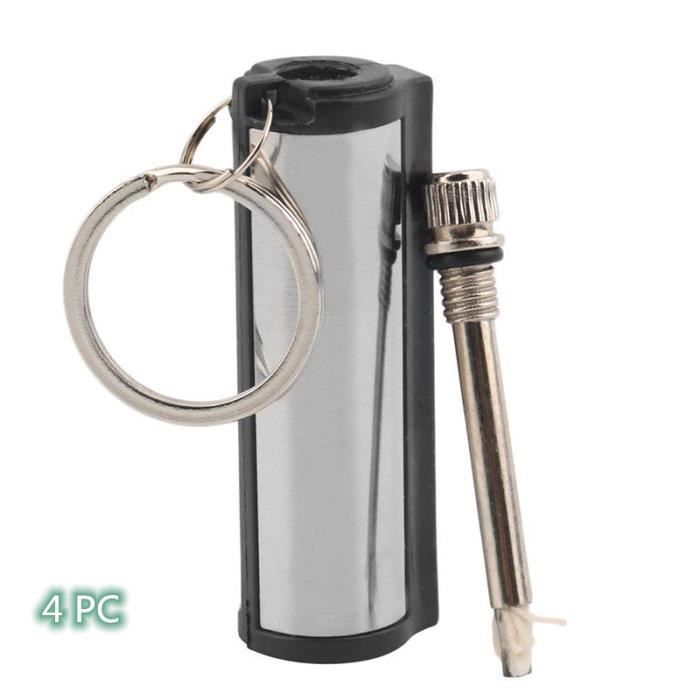 Briquet à kérosène permanent en métal, porte-clés extérieur étanche, briquet allume-cigare multifonction, kérosène rechargeable, adapté à l'intérieur et à l'extérieur, cadeau for homme (pas de carbura Briquet à kérosène permanent en métal, porte-clés extérieur étanche, briquet allume-cigare multifonction, kérosène rechargeable, adapté à l'intérieur et à l'extérieur, cadeau for homme (pas de carbura