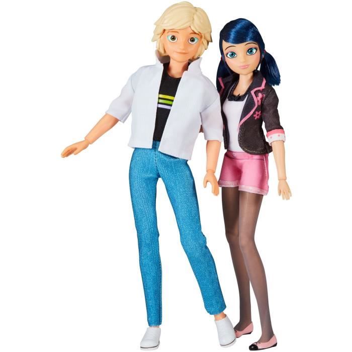 Pack De 2 Poupées Bandai P50377 – Marinette & Adrien, 26 cm - vue 2