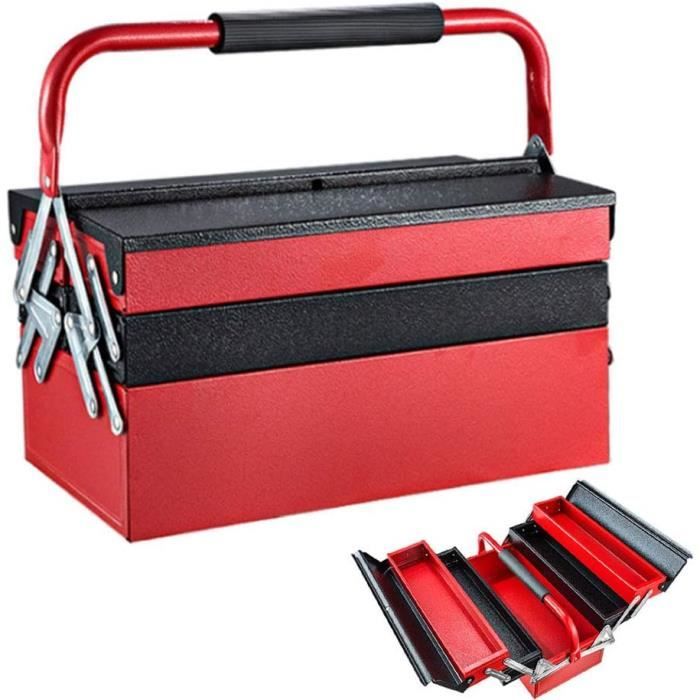 HOMCOM Boite à Outils Métallique - Cofet à Outils - | WhichOne