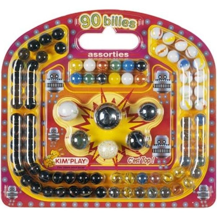 Lot De 20+1 Billes Tortitta Kimplay - Jeu De Billes Classique - Pour Enfants 3 à 99 Ans