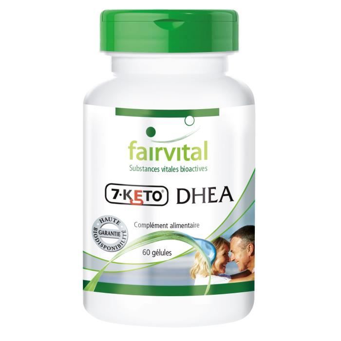 7Keto® DHEA 100 mg 60 gélules Fairvital Cdiscount Santé Mieux
