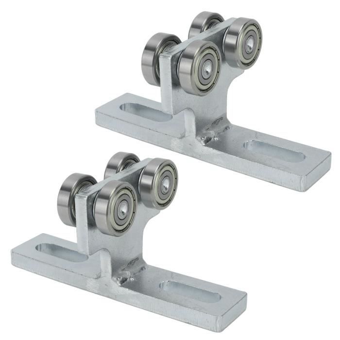 Ensemble de chariot à 4 roues pour rideaux roulants, portes