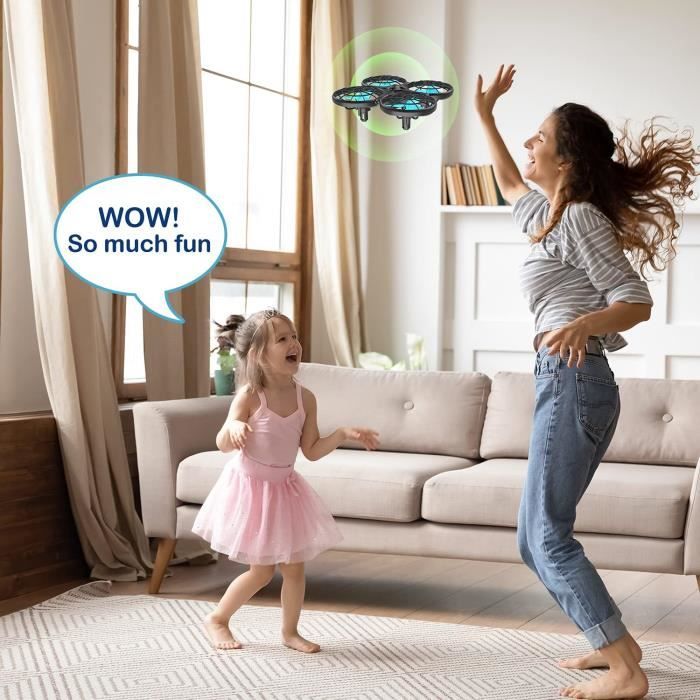 Loolinn Drone pour Enfant Cadeau - Mini Drone Télécommandé avec Technologie Anti-Collision Automatique/Contrôle avec Les Mains/ Loolinn Drone pour Enfant Cadeau - Mini Drone Télécommandé avec Technologie Anti-Collision Automatique/Contrôle avec Les Mains/