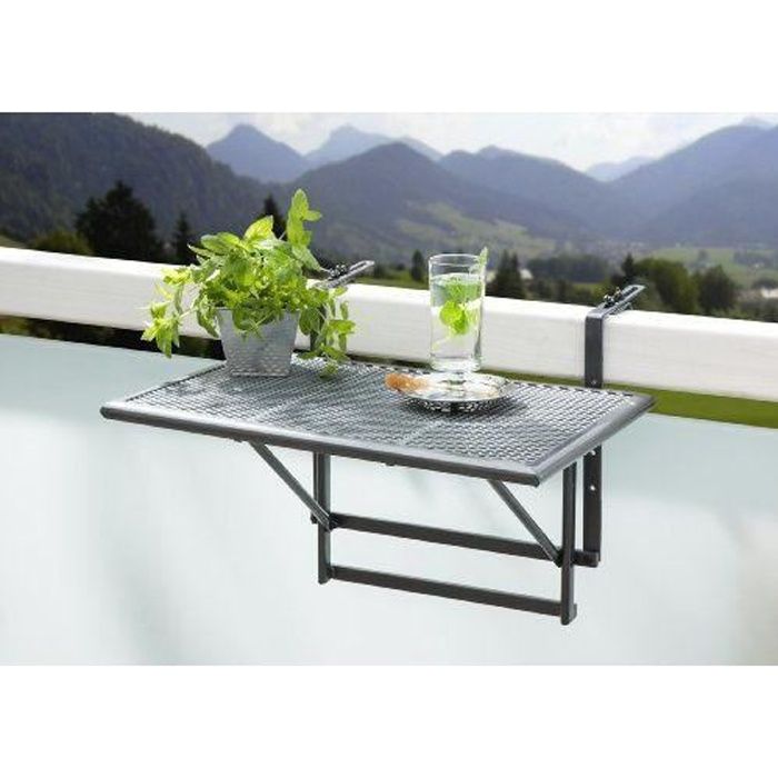 Greemotion 416505 Toulouse Table suspendue pour balcon