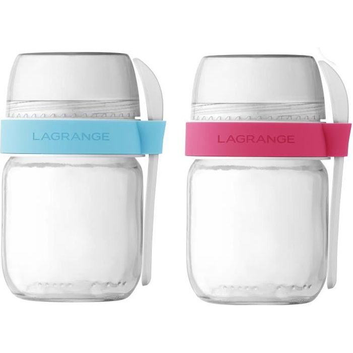 LAGRANGE Lot de 2 pots compartimentés 440403 et