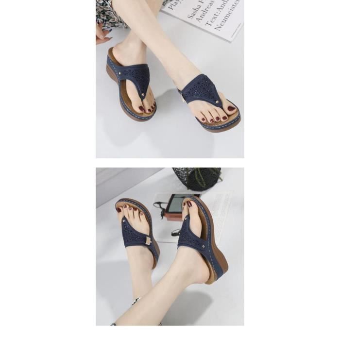 DISPONIBLE EN LIGNE SEULEMENT - TYCHE - SANDALE - 820111-B (#34) - BLEU