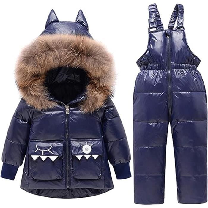 Combinaison de Neige Bébé Fille Barboteuses Epaisse Chaude Ensemble avec  Chausson Gants Capuche Manteau Jumpsuit,Rose,0-6 mois Rose - Cdiscount  Prêt-à-Porter