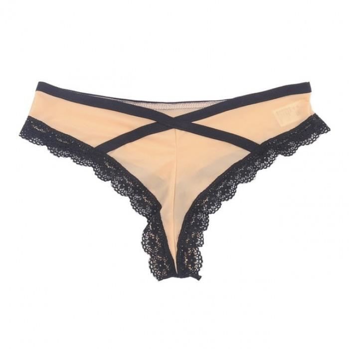 string en soie pour femme
