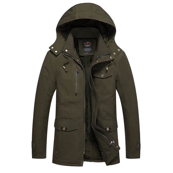 Parka D'hiver 3 En 1 Unisexe - Coupe-vent, Chaude, à Capuche, Polyester, Neuf Avec étiquettes