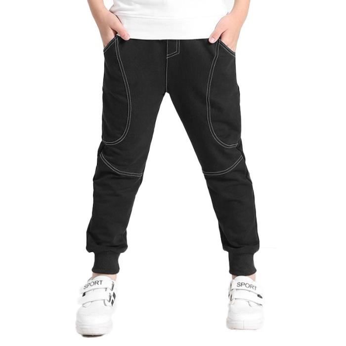 Pantalon jogging Athletic garçon en molleton - rouge, Garçon