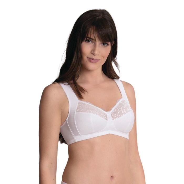 Soutien-gorge allègement femme Anita Orely - blanc - bonnet H - motif à pois