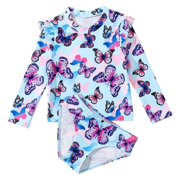Maillot De Bain Sexy Deux Pièces À Rayures Pour Femmes Maillot De Bain Bikini Natation Blanc