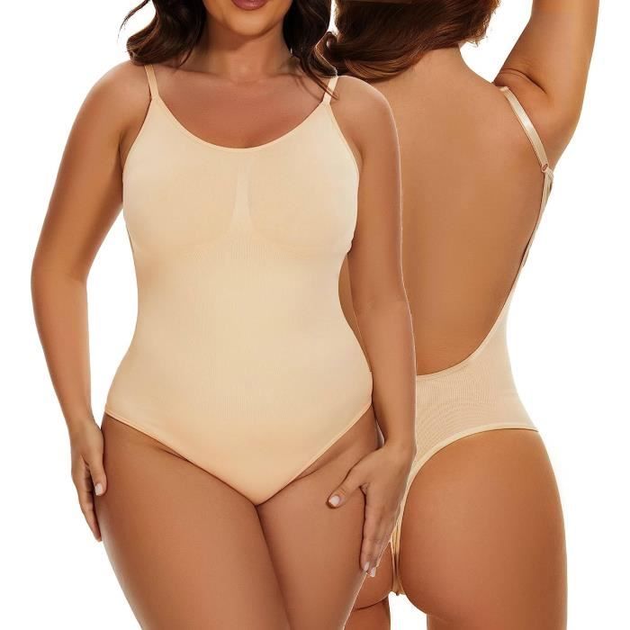 Body Gainant Ventre Plat Femme Body String Gainant Pour Femme, Dos