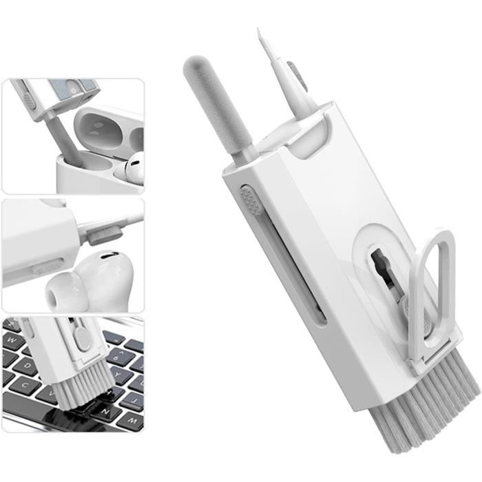 OKCSC Nettoyage des Ecouteurs pour Airpods 8 en 1, multifonction pour écouteurs Bluetooth, Outils de Nettoyage pour écouteurs