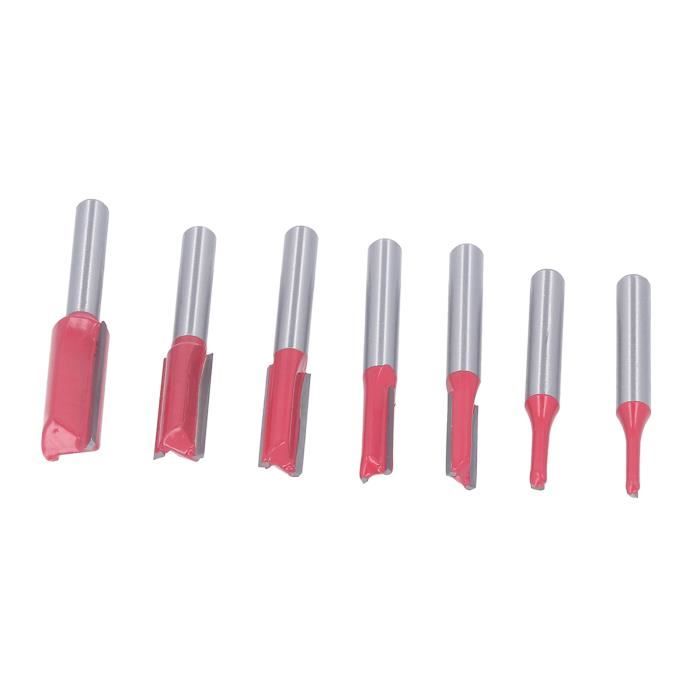 Lot De 4 Fraises à Copier Acier Tungstène - Tige 1/4" - Diamètres 1/4, 5/16, 3/8, 1/2" - Pour Bois - 2