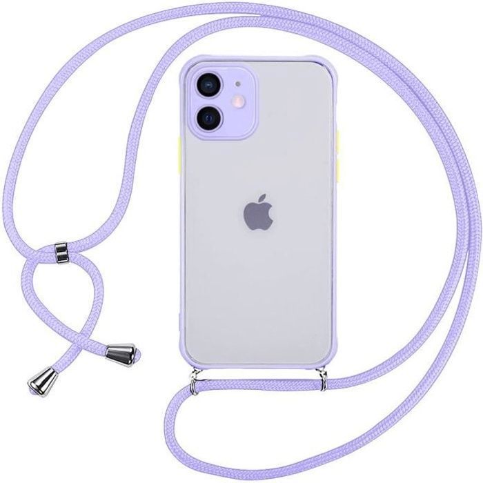 Vitre arrière mauve pour iPhone 11