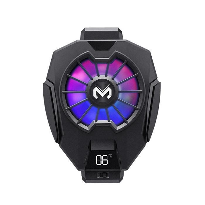 Refroidisseur Téléphone Nubia 6 – Graphène 37W, Clip Magnétique, Ventilateur Ultra-Puissant Pour Gaming & Streaming IOS/Android