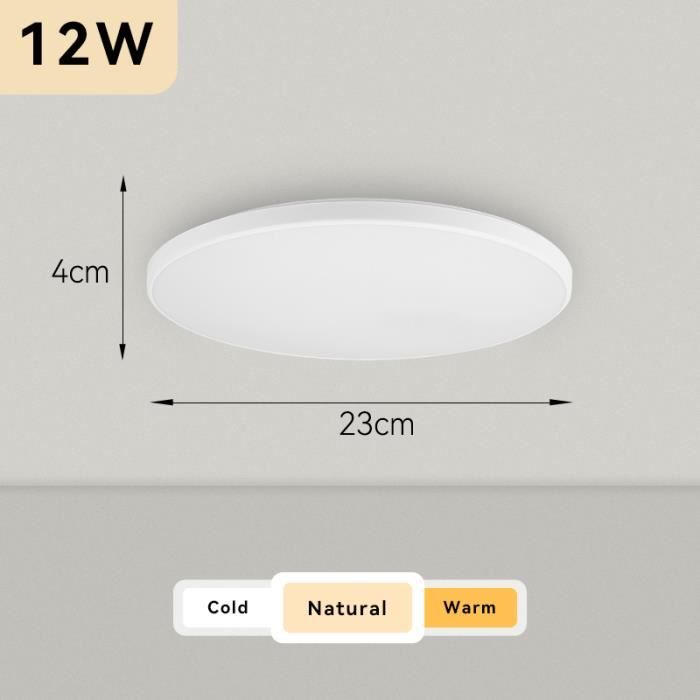 Plaque Downlight LED TRAXON LUXPOINT 15W 4000K - Éclairage Encastrable Plafond, 1900 Lm, IP20, Pack De 2 - 3