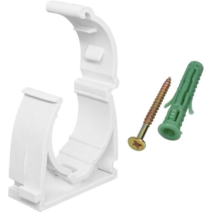 Lot De 2 Colliers De Serrage Plastique Tuyau 20 Mm Diamètre Extérieur - Fixation Robuste Hydraulique