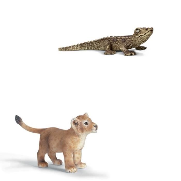 Schleich Figurine 14726 - Animal de la savane - Lion rugissant TU pas cher