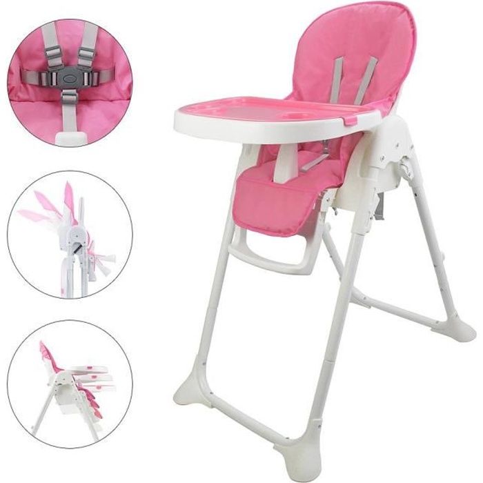 Chaise Pliante Pour Bebe Chaise Haute Pour Bebe Rose Taille Deployee 105 X X 56 Cm Achat Vente Chaise Haute Soldes Sur Cdiscount Des Le Janvier Cdiscount