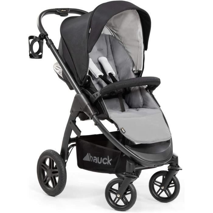 Hauck Poussette avec Couvre Jambes Saturn R - Roues Tout Terrain - Jusqu'à  25 kg - Siège Réversible - Hauteur Réglable - Pliable59 - Cdiscount  Puériculture & Eveil bébé