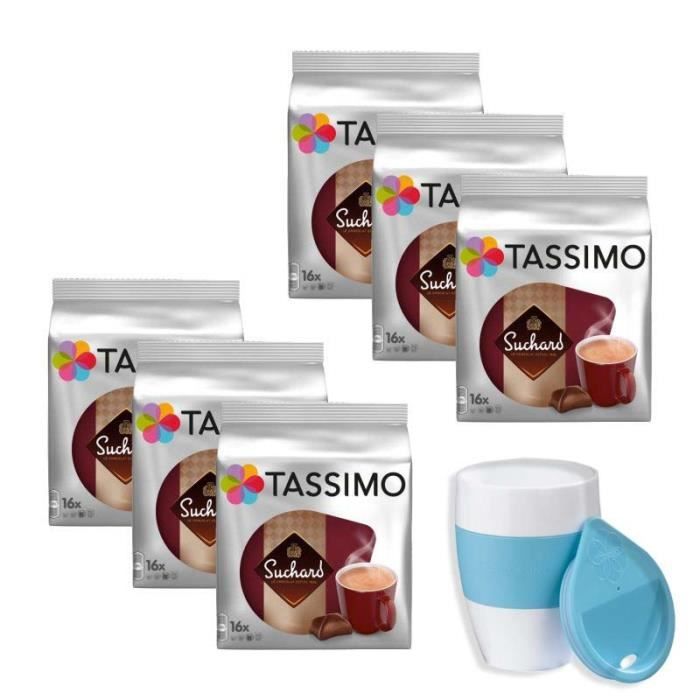 TASSIMO Chocolat Dosettes Suchard - Lot de 5 x 16 boissons - Cdiscount Au  quotidien