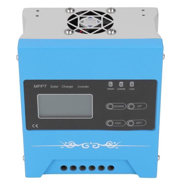 Régulateur de charge solaire automatique 60A/50A/40A/30A/20A/10A 12V