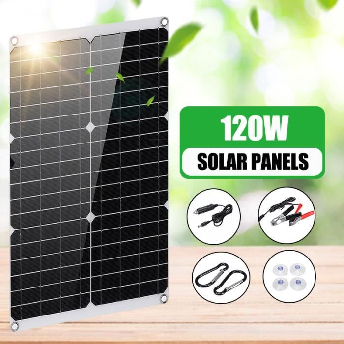 Kit panneau solaire 100W 12V pour camping-car flexible iGreen fabriqué en Europe 