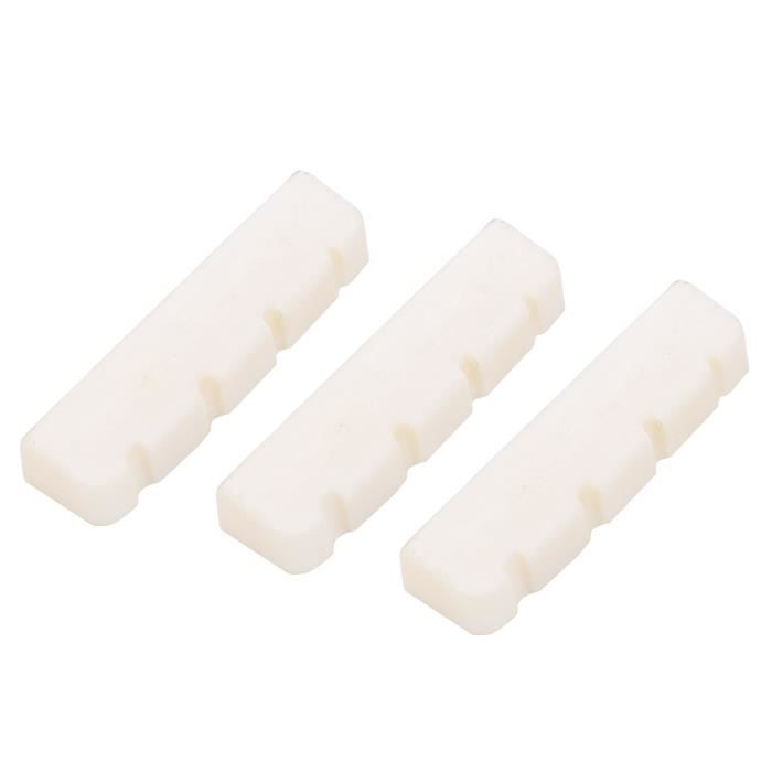 Écrou De Guitare En Os De Boeuf (Ébène String Stud + Écrou Et Selle En