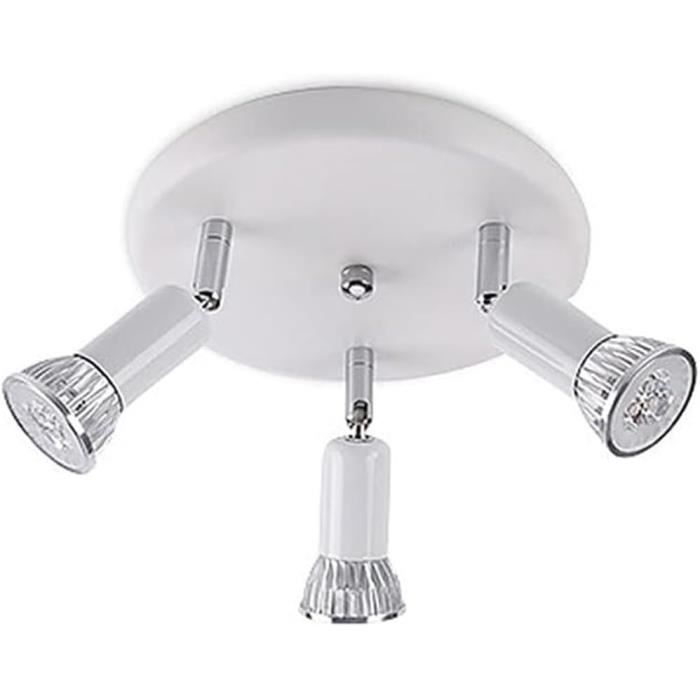 A2 12V 3W, Projecteur De Plafond-Mur Finition Nickelée, Lampe De A2 12V 3W, Projecteur De Plafond-Mur Finition Nickelée, Lampe De