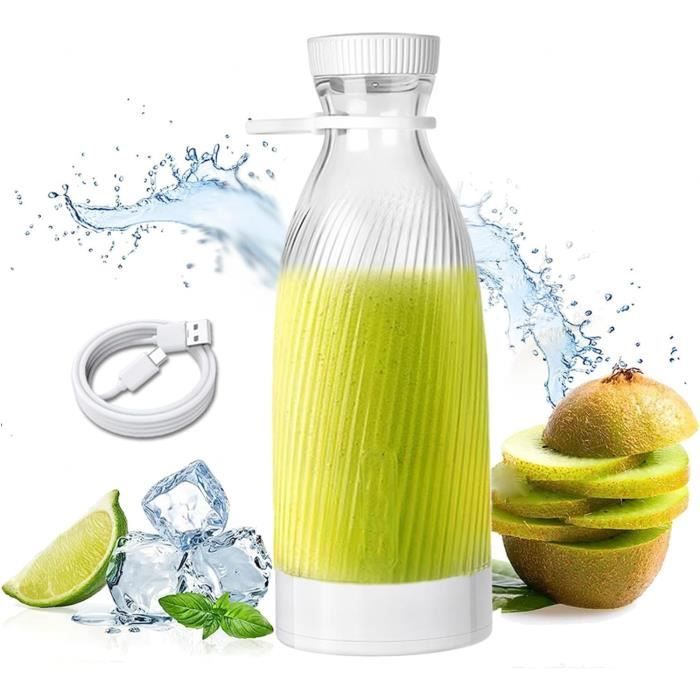 Mini Blender Portable, 500 Ml, Conception À 6 Lames Blender Mixeur