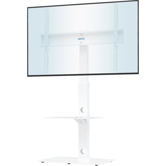 Suptek Support TV Sur Pied Réglable Pour Écrans 26-55 Pouces Jusqu'à 50 Kg - Pied TV Universel VESA 400x400 - TS202